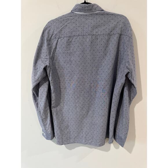 Selected Homme Light Blue Slim Fit Shirt Size 15.75 M/L Cotton Dress Shirt - Picture 3 of 5